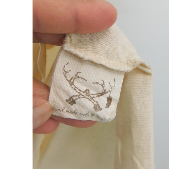 Spell & The Gypsy Collective Satisfaction Desert Lights Pima Cotton Tee Cream S - Picture 7 of 7